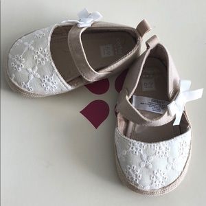 Tiny feet.Carters 6-9 months soft comfortable shoe